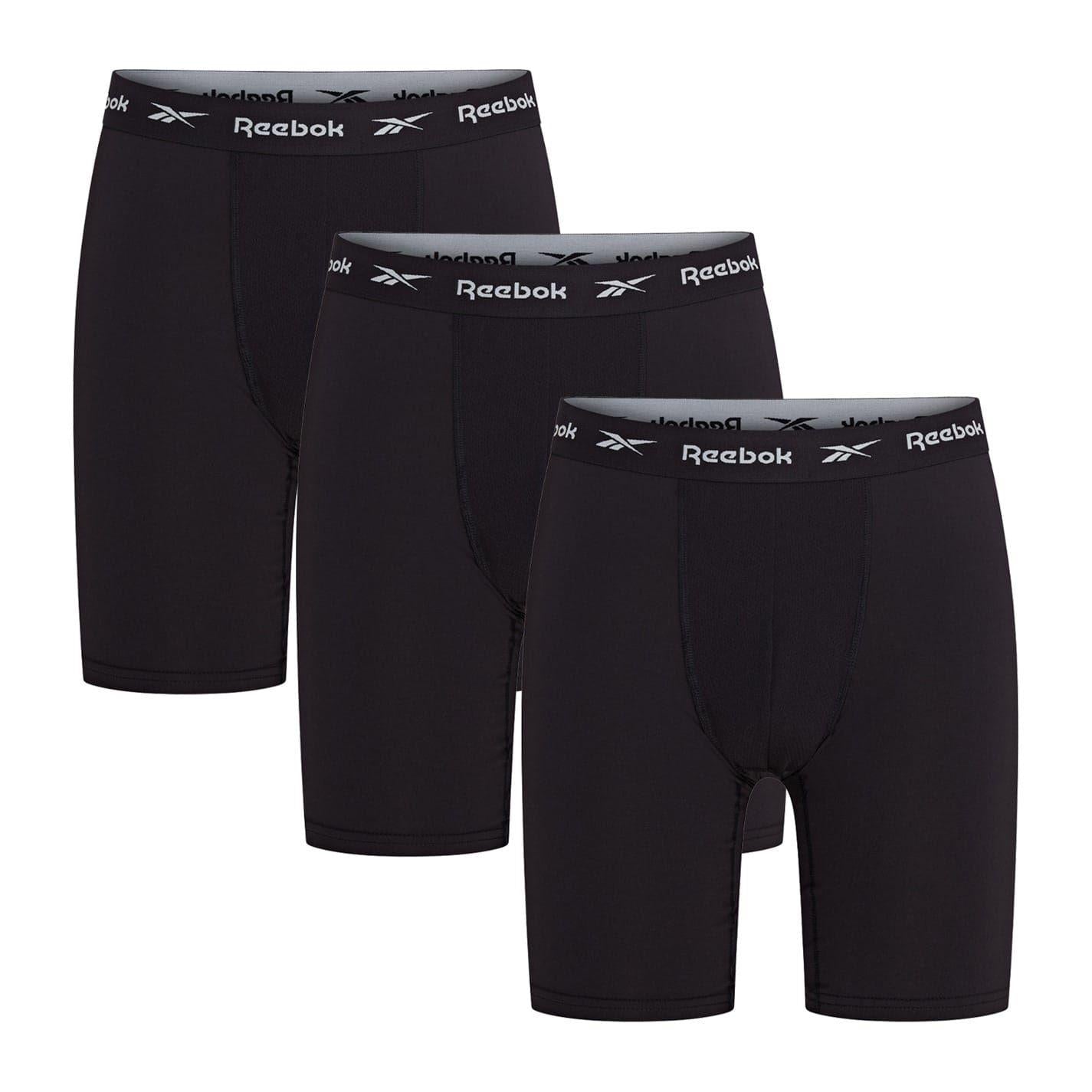 Black - Front - Reebok Mens Boxer Shorts