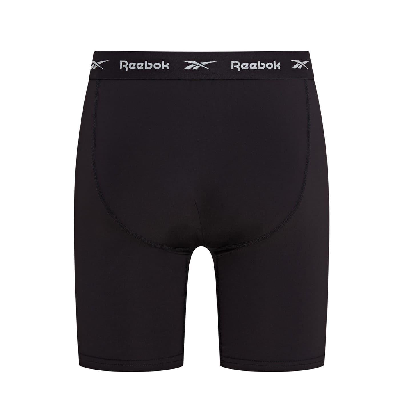 Black - Back - Reebok Mens Boxer Shorts
