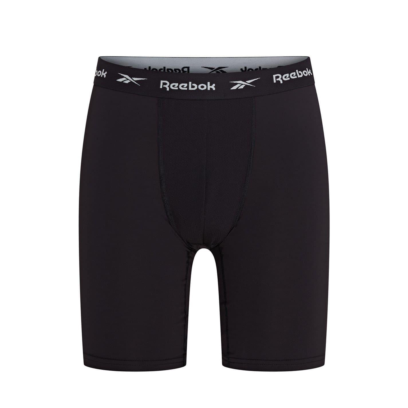 Black - Side - Reebok Mens Boxer Shorts