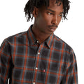 Black-Red - Side - Levis Mens Sunset Pocket Shirt