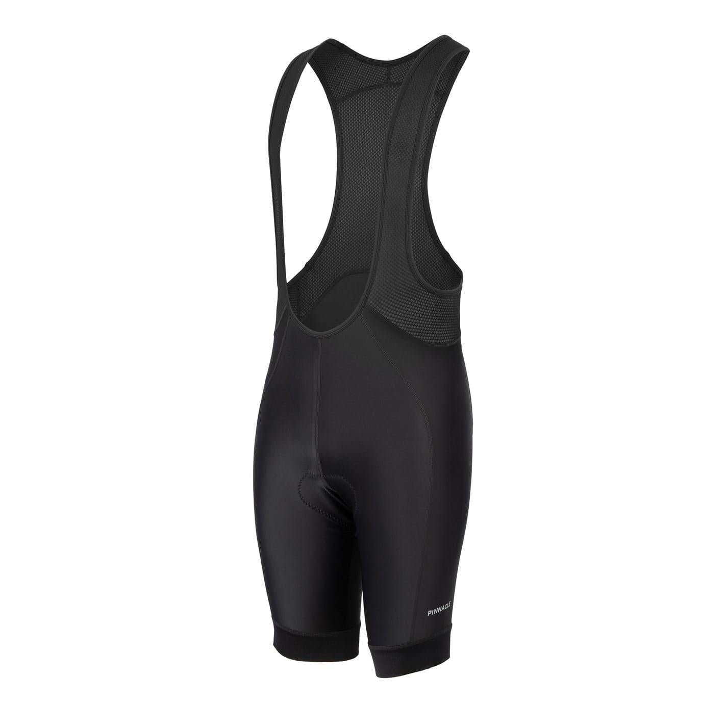 Black - Side - Pinnacle Mens Cycling Bib Shorts