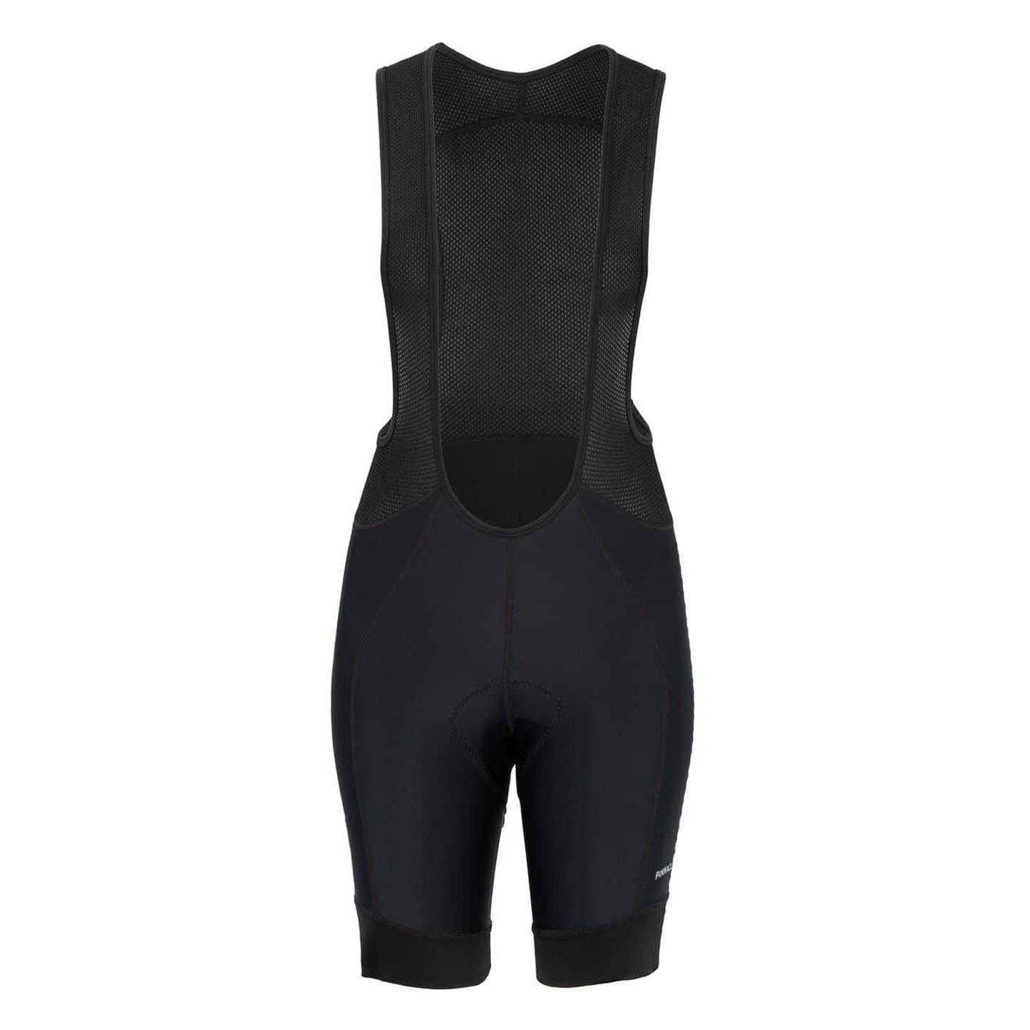 Black - Front - Pinnacle Womens-Ladies Cycling Bib Shorts