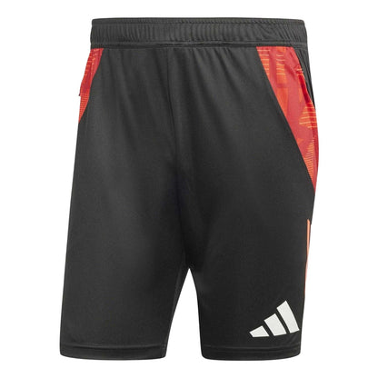 Black-Solar Red - Front - Adidas Mens Tiro 25 Competition Shorts