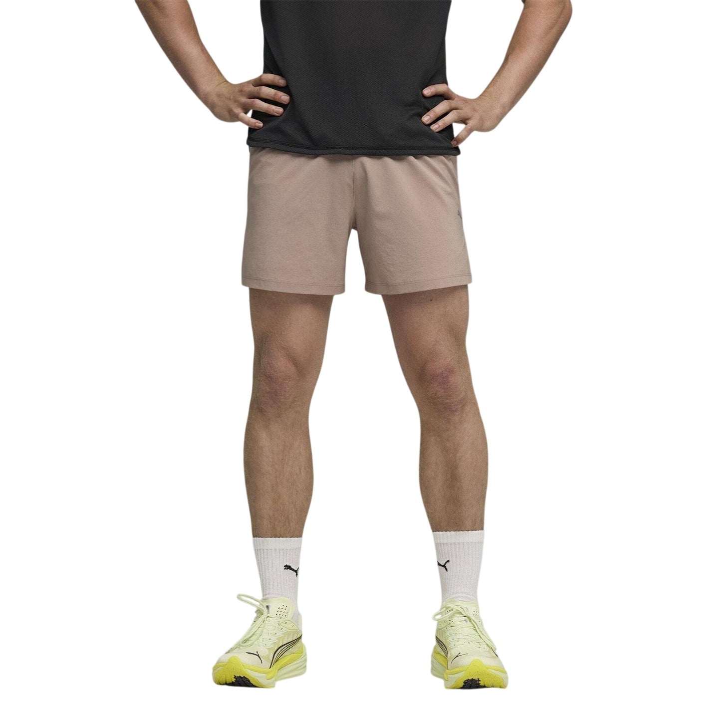 Sandstone - Side - Puma Mens Drycell Athletic Running Shorts