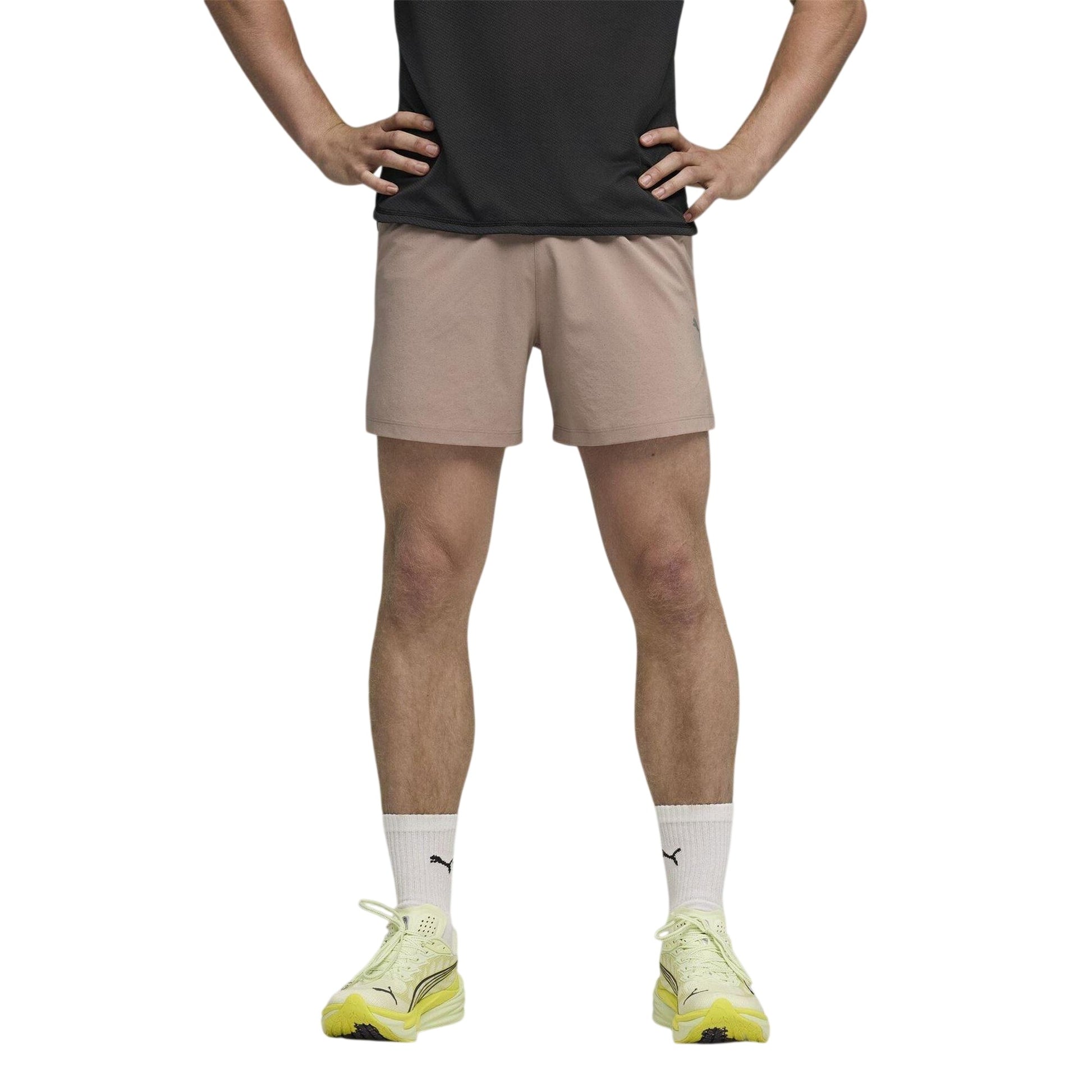 Sandstone - Side - Puma Mens Drycell Athletic Running Shorts