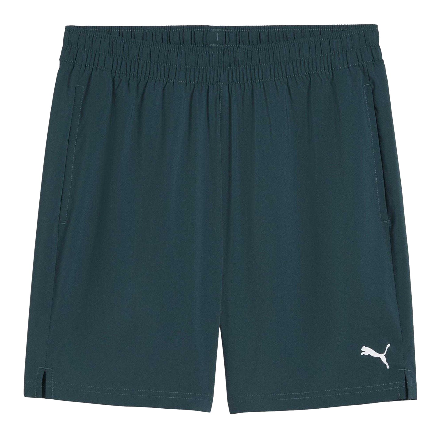 Green - Front - Puma Mens Tad Essentials Athletic Shorts