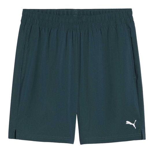 Green - Front - Puma Mens Tad Essentials Athletic Shorts
