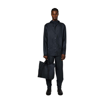 Black - Side - Rains Commuter Tote Bag
