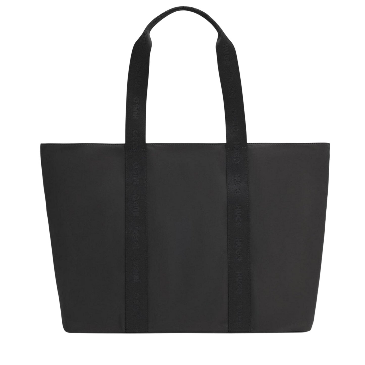 Black - Back - Hugo Polyester Tote Bag