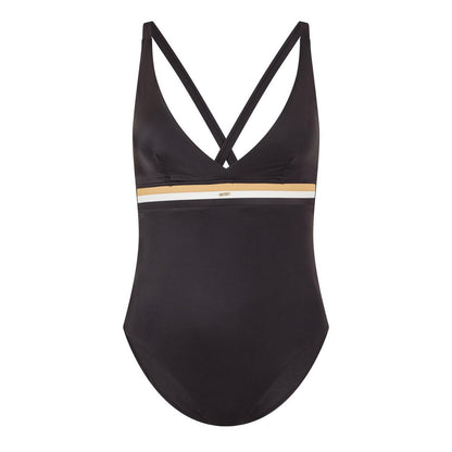 Black - Front - Boss Womens-Ladies Swim Shorts