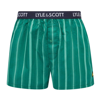 Jade - Back - Lyle & Scott Mens Cotton Boxer Shorts (Pack of 3)