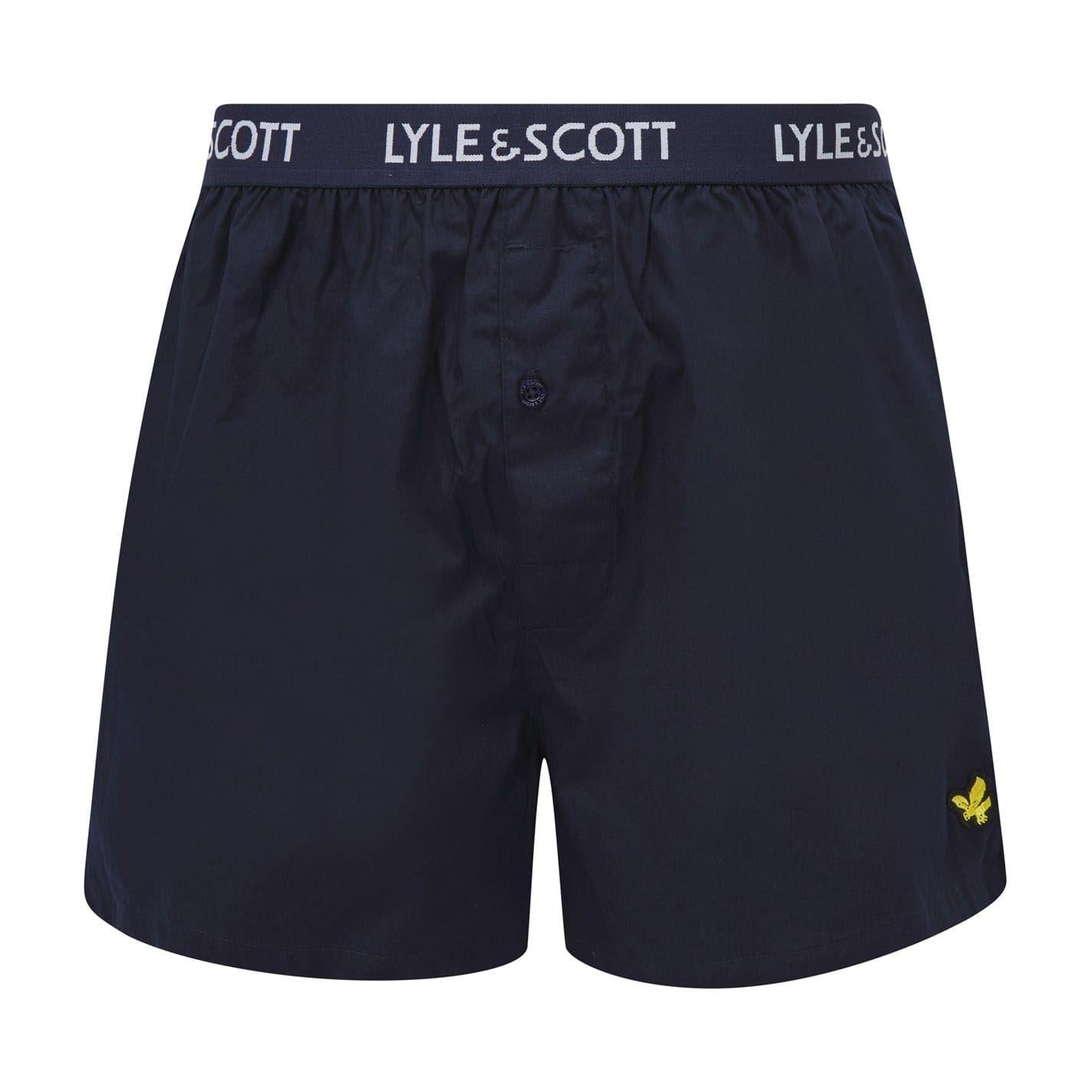 Jade - Side - Lyle & Scott Mens Cotton Boxer Shorts (Pack of 3)
