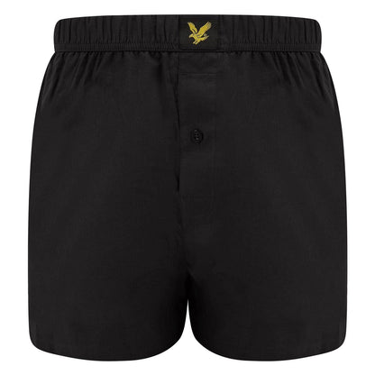 Black - Back - Lyle & Scott Mens Boxer Shorts (Pack of 5)