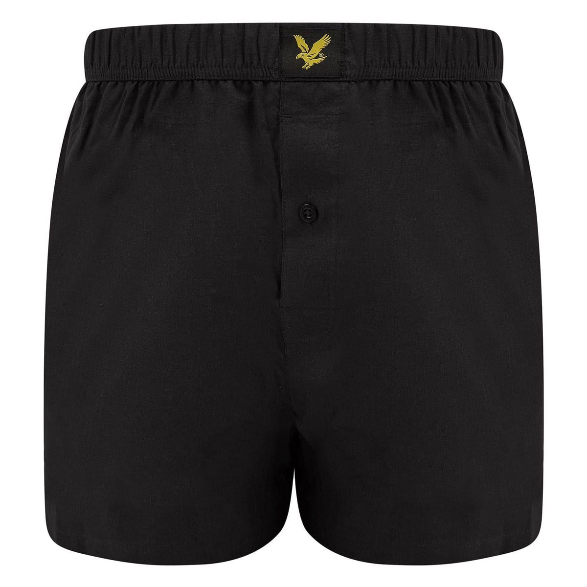 Black - Back - Lyle & Scott Mens Boxer Shorts (Pack of 5)