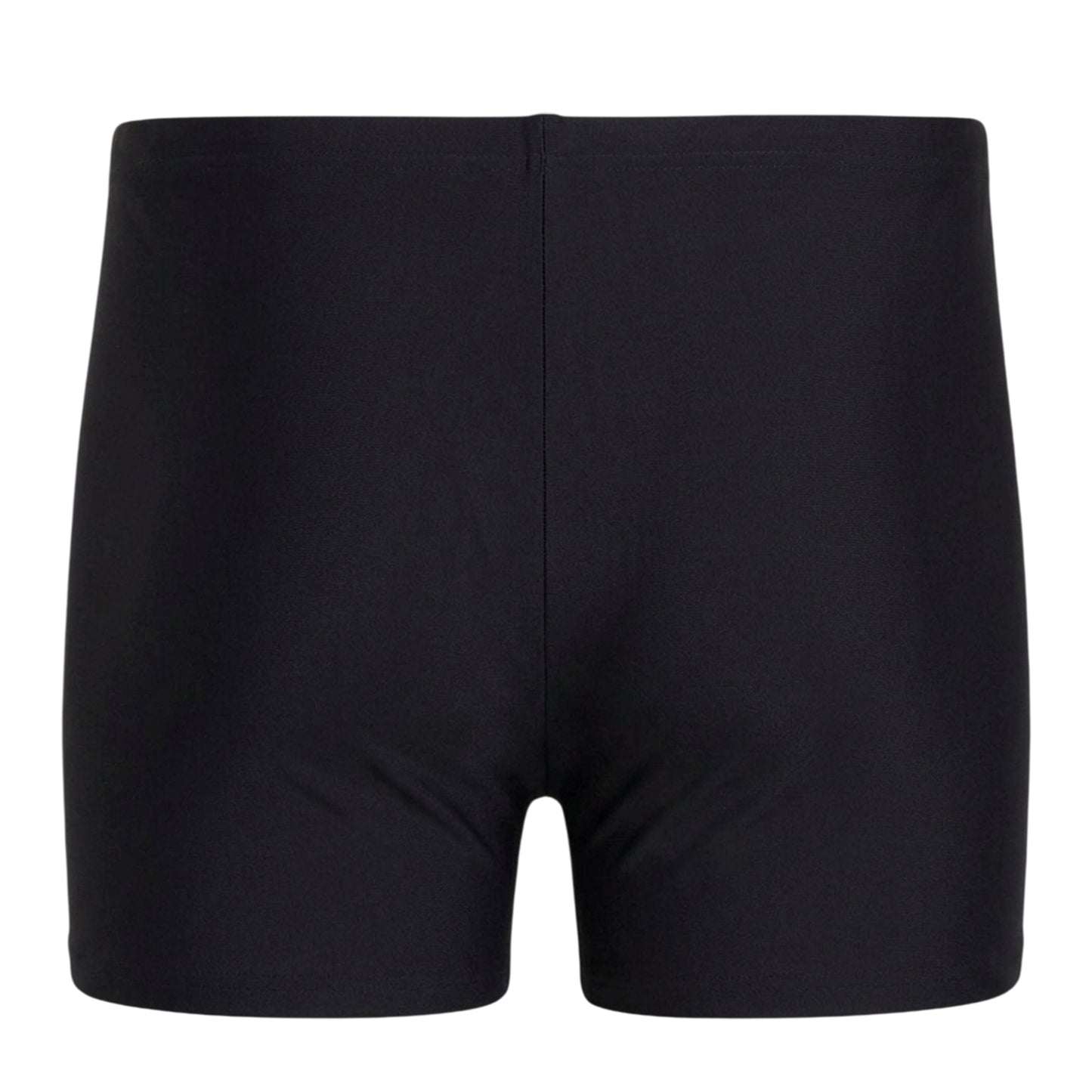 Black - Back - Adidas Mens Solid Fitted Swim Shorts