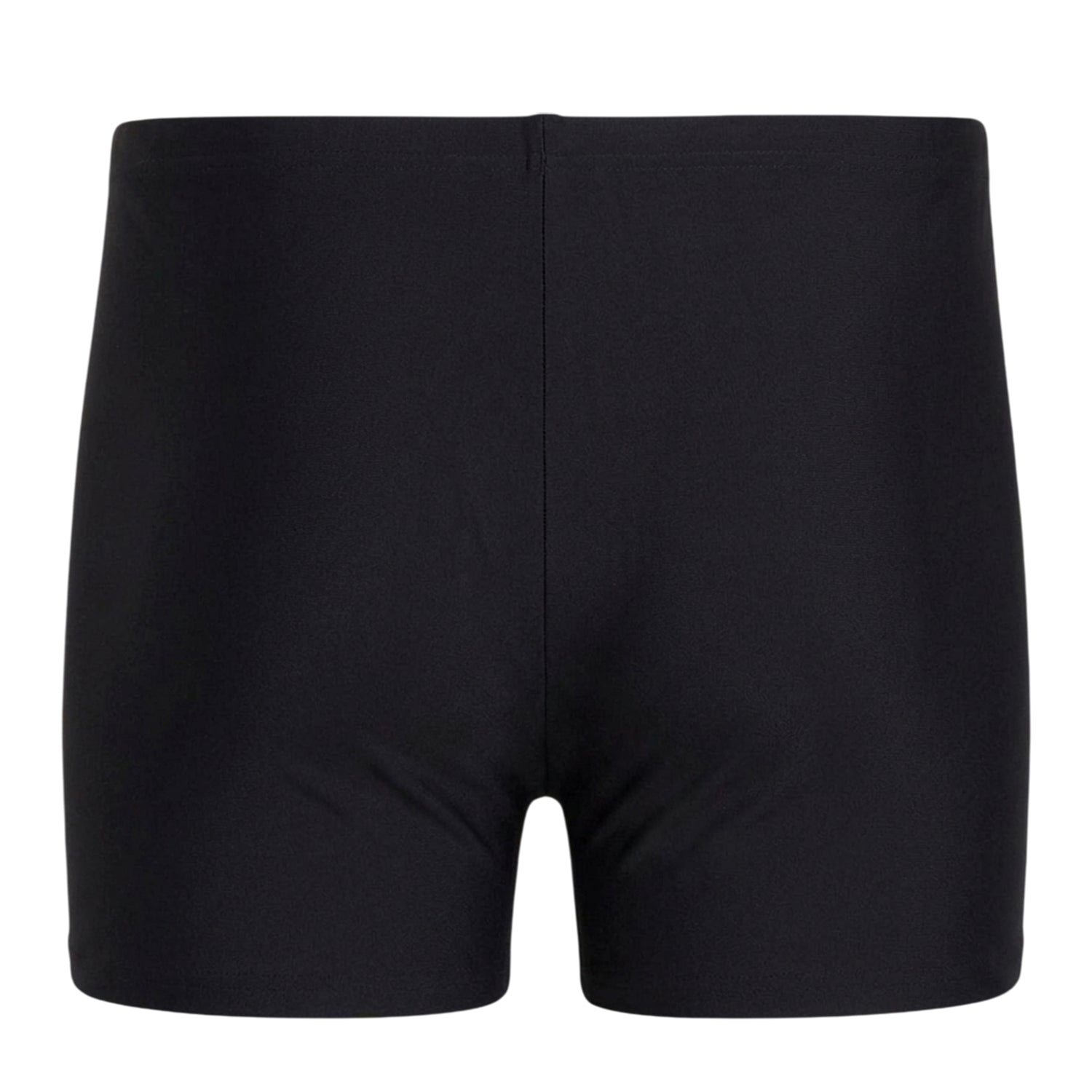 Black - Back - Adidas Mens Solid Fitted Swim Shorts