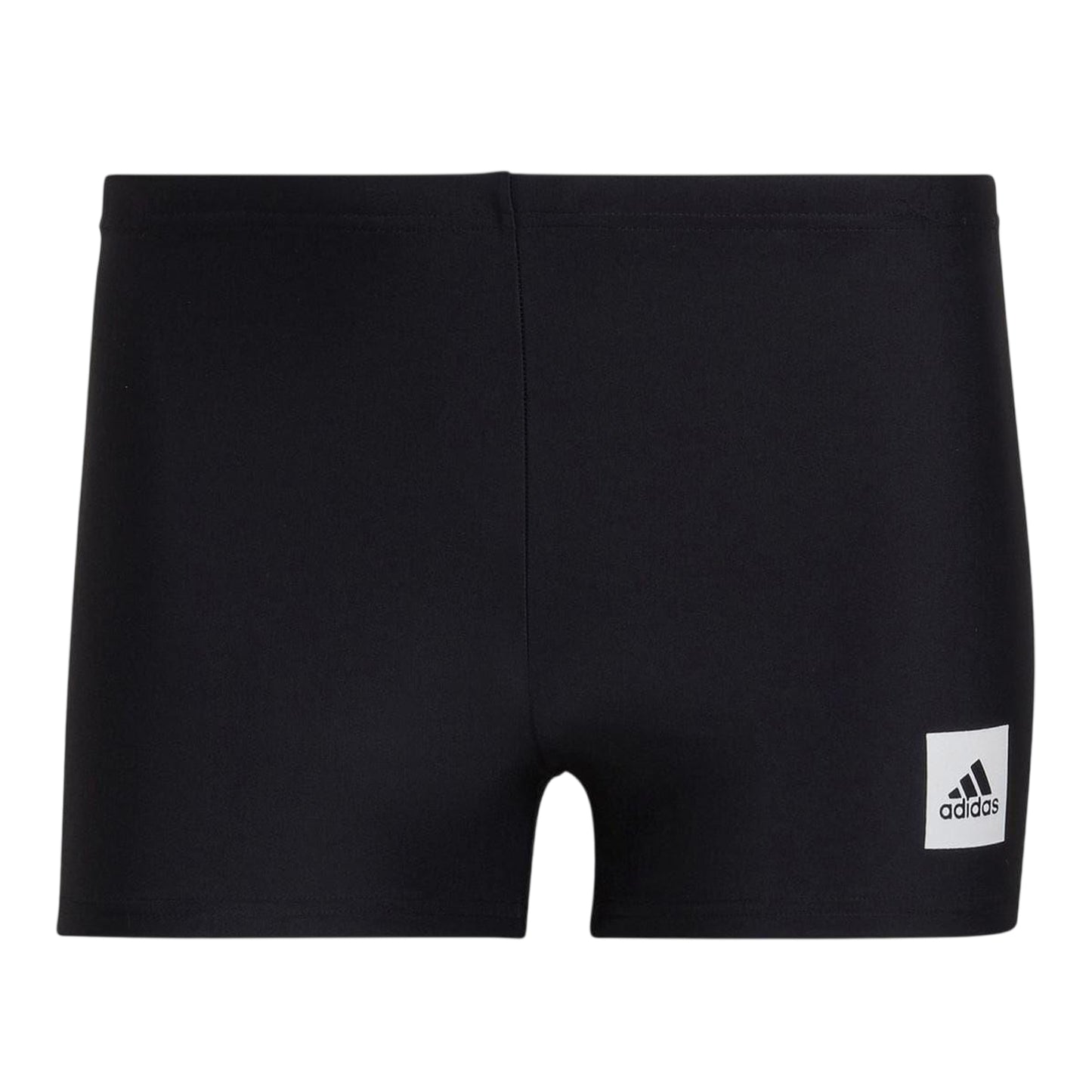 Black - Front - Adidas Mens Solid Fitted Swim Shorts