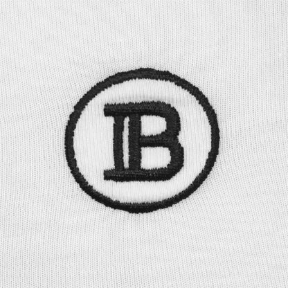 White - Lifestyle - Balmain Mens Paris Logo Cotton Jersey Boxer Shorts
