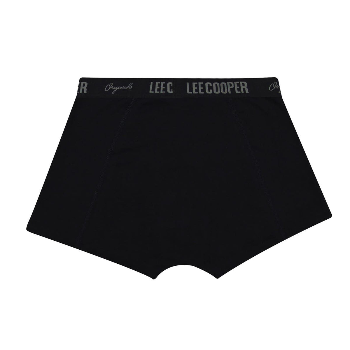 Core Black - Side - Lee Cooper Boys Elasticated Waist Comfort Boxer Shorts (Pack of 5)