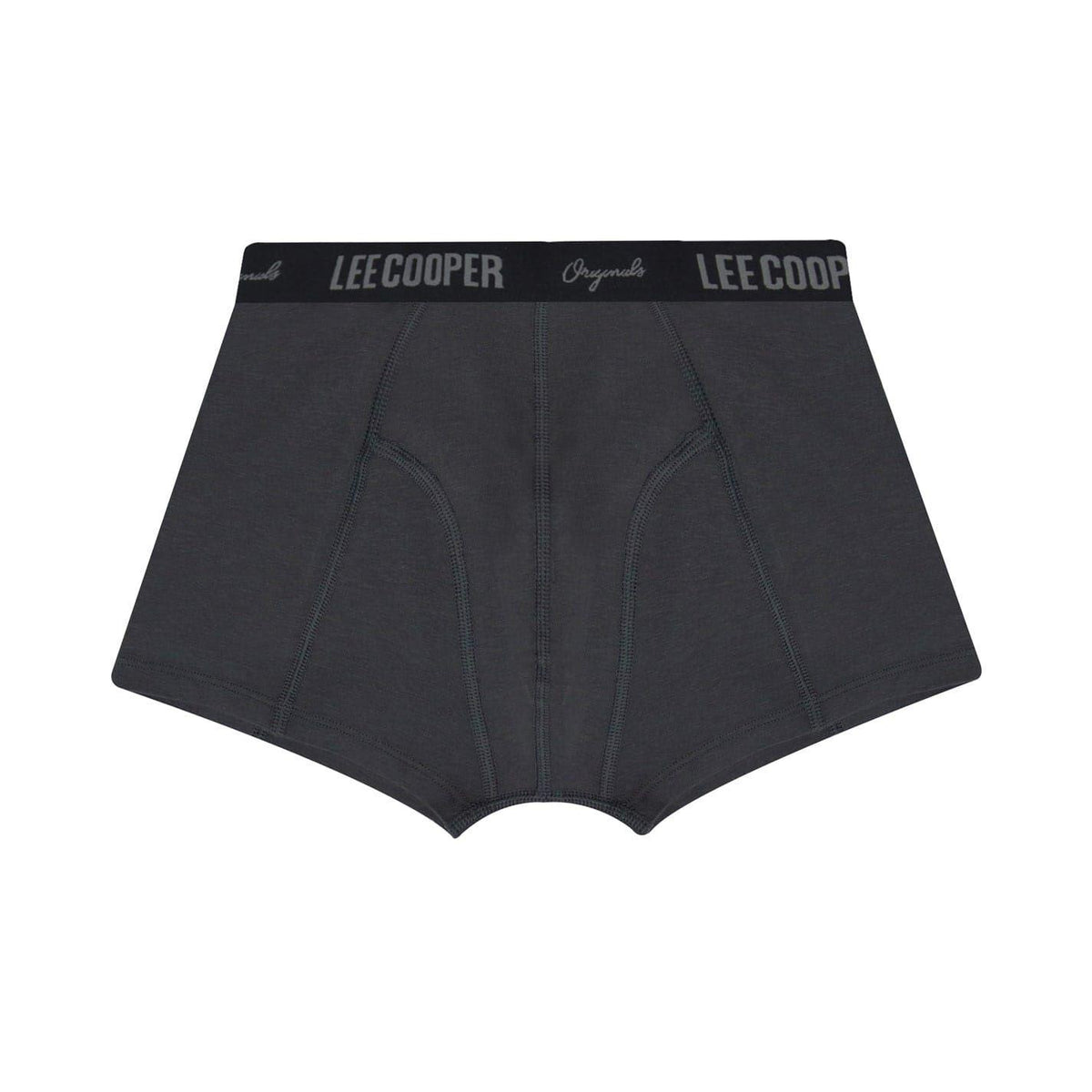 Core Black - Lifestyle - Lee Cooper Boys Elasticated Waist Comfort Boxer Shorts (Pack of 5)