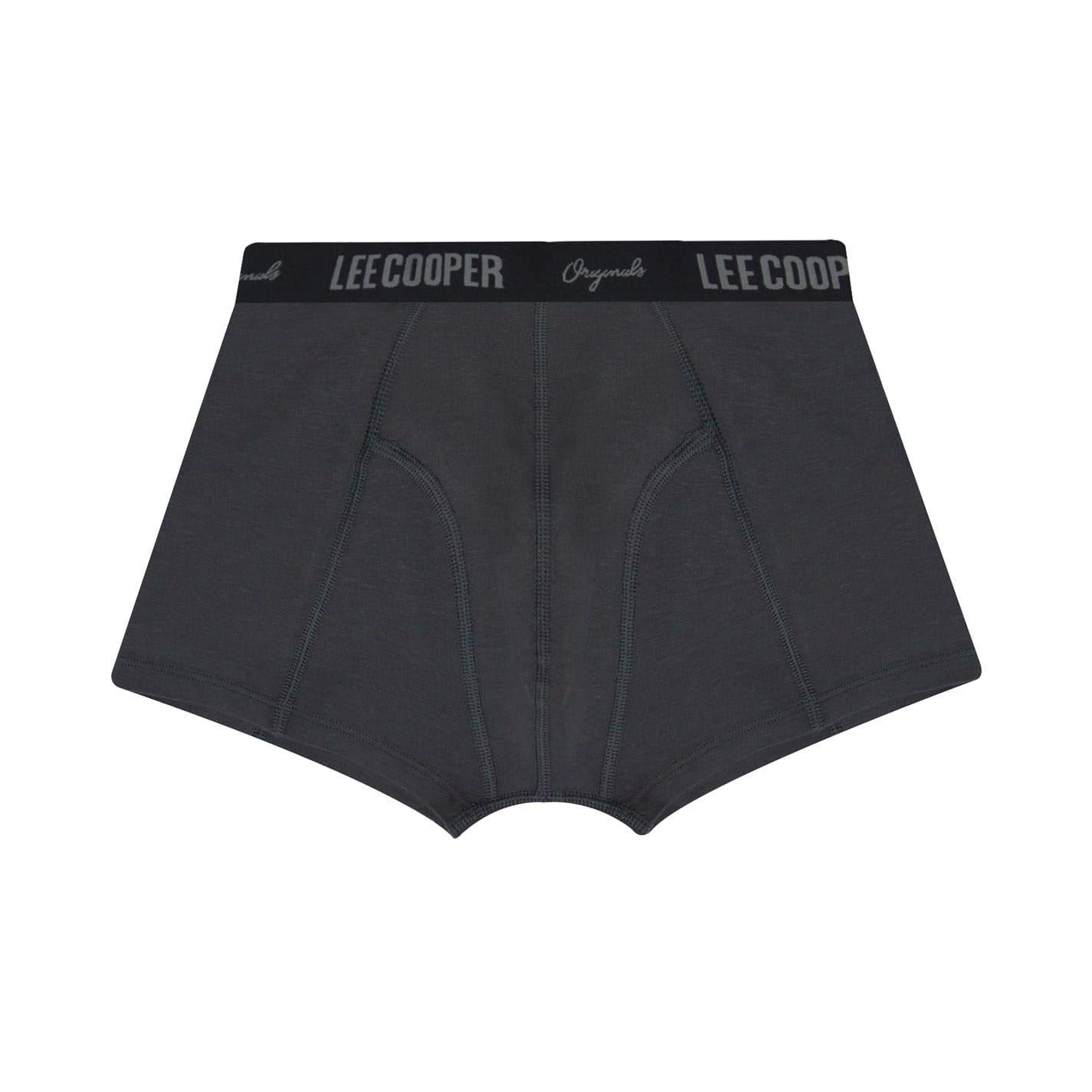 Core Black - Lifestyle - Lee Cooper Boys Elasticated Waist Comfort Boxer Shorts (Pack of 5)