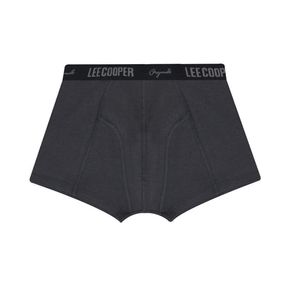 Core Black - Lifestyle - Lee Cooper Boys Elasticated Waist Comfort Boxer Shorts (Pack of 5)