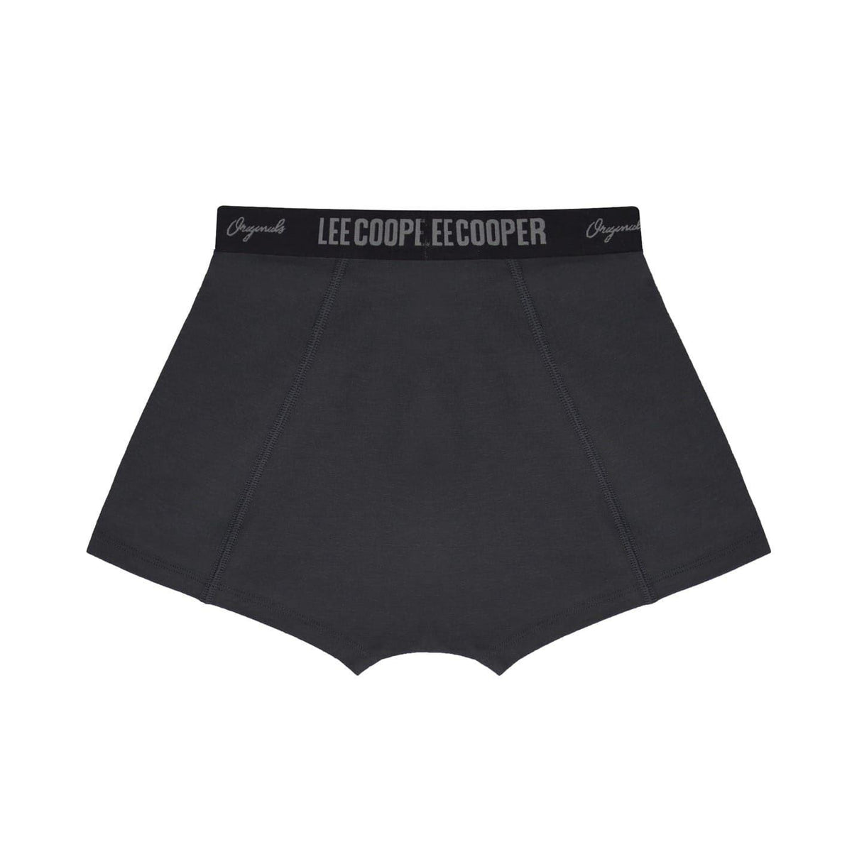 Core Black - Pack Shot - Lee Cooper Boys Elasticated Waist Comfort Boxer Shorts (Pack of 5)