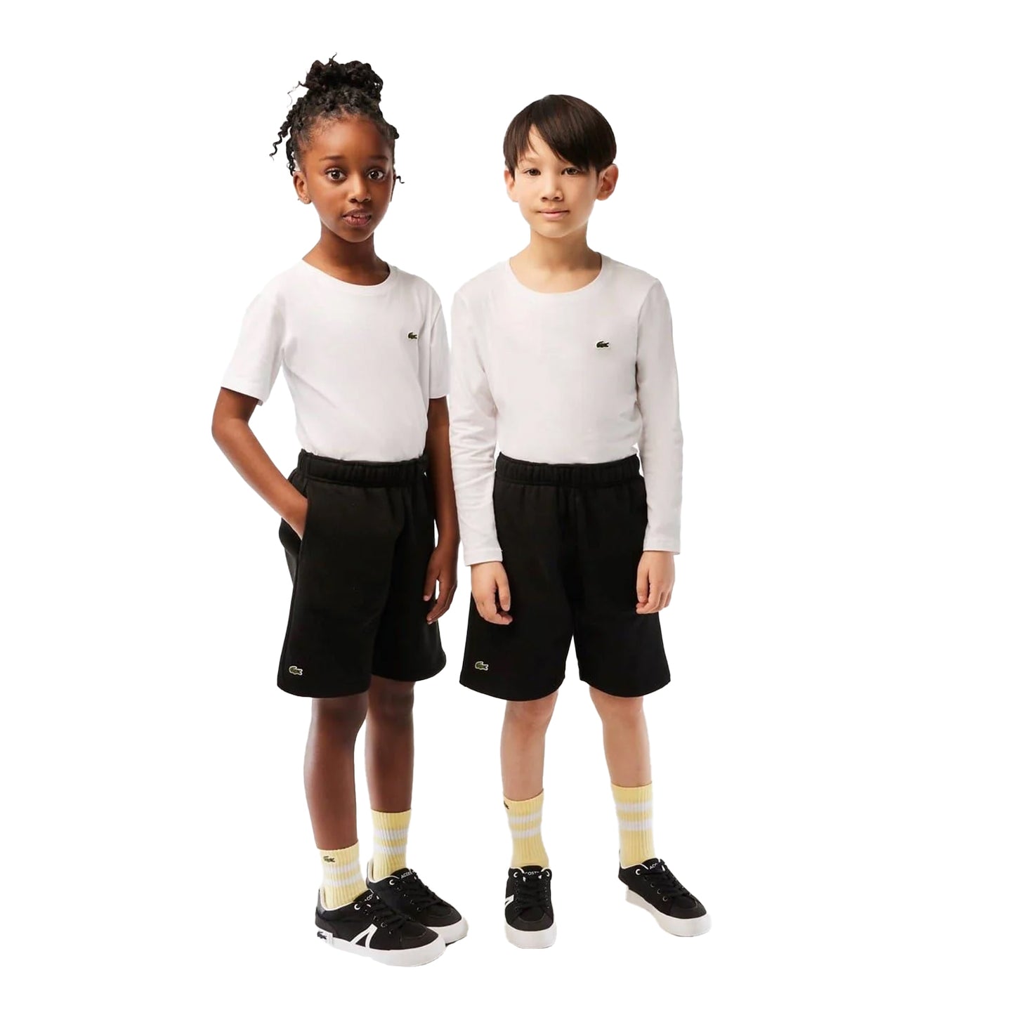 Black - Lifestyle - Lacoste Childrens-Kids Relaxed Fit Casual Shorts