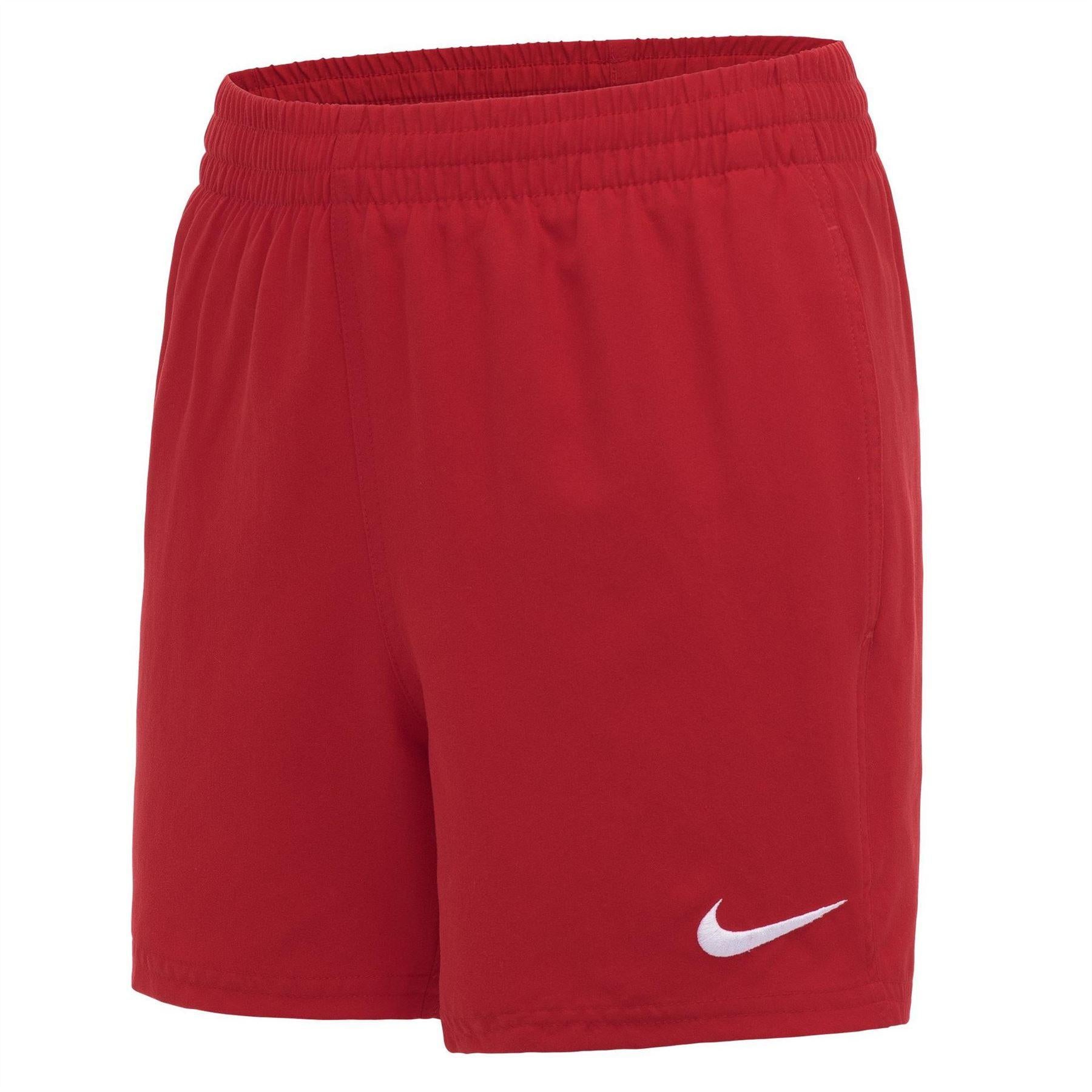 University Red - Front - Nike Boys Swim Shorts