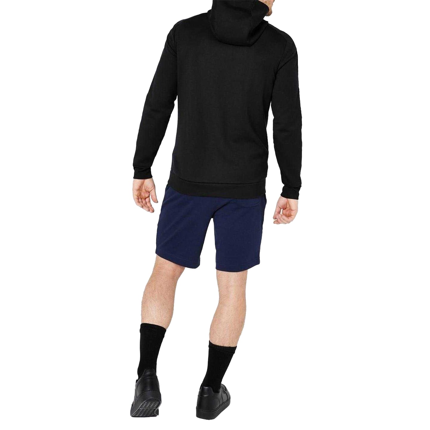 Navy - Pack Shot - Lyle & Scott Mens Fleece Shorts