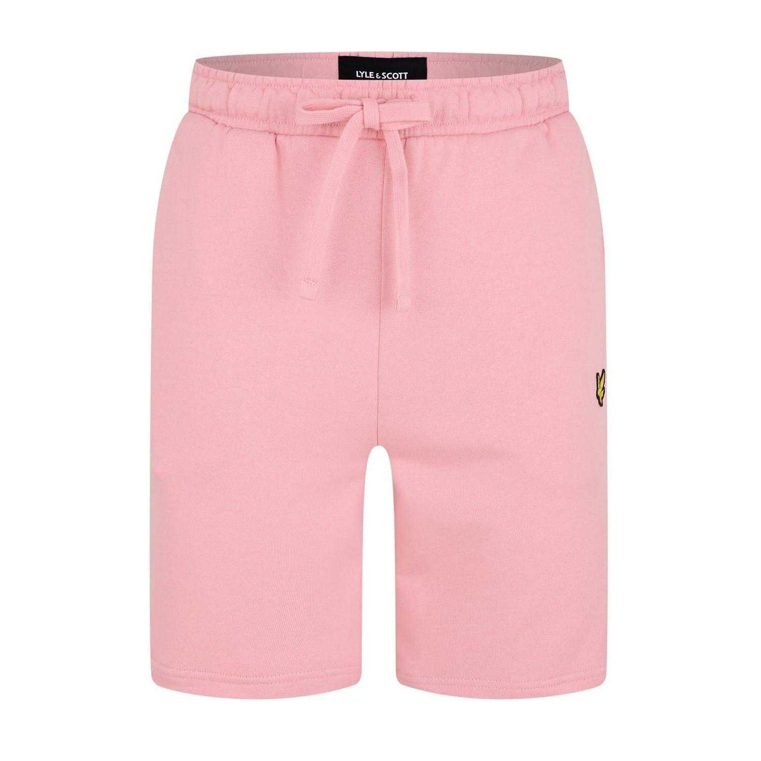 Palm Pink - Front - Lyle & Scott Mens Fleece Shorts
