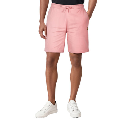 Palm Pink - Side - Lyle & Scott Mens Fleece Shorts