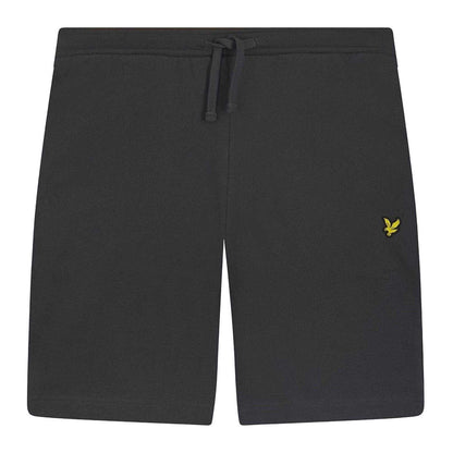 Gunmetal Grey - Front - Lyle & Scott Mens Fleece Shorts