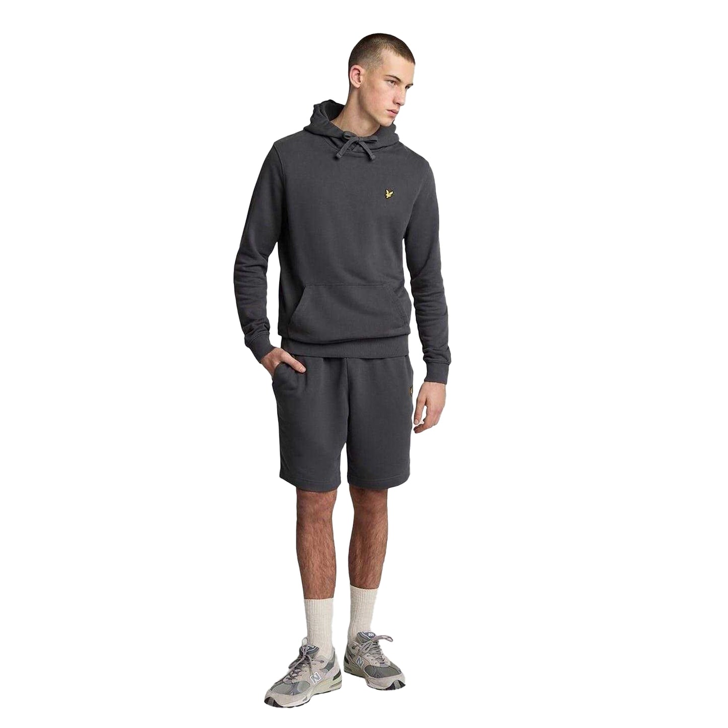 Gunmetal Grey - Lifestyle - Lyle & Scott Mens Fleece Shorts