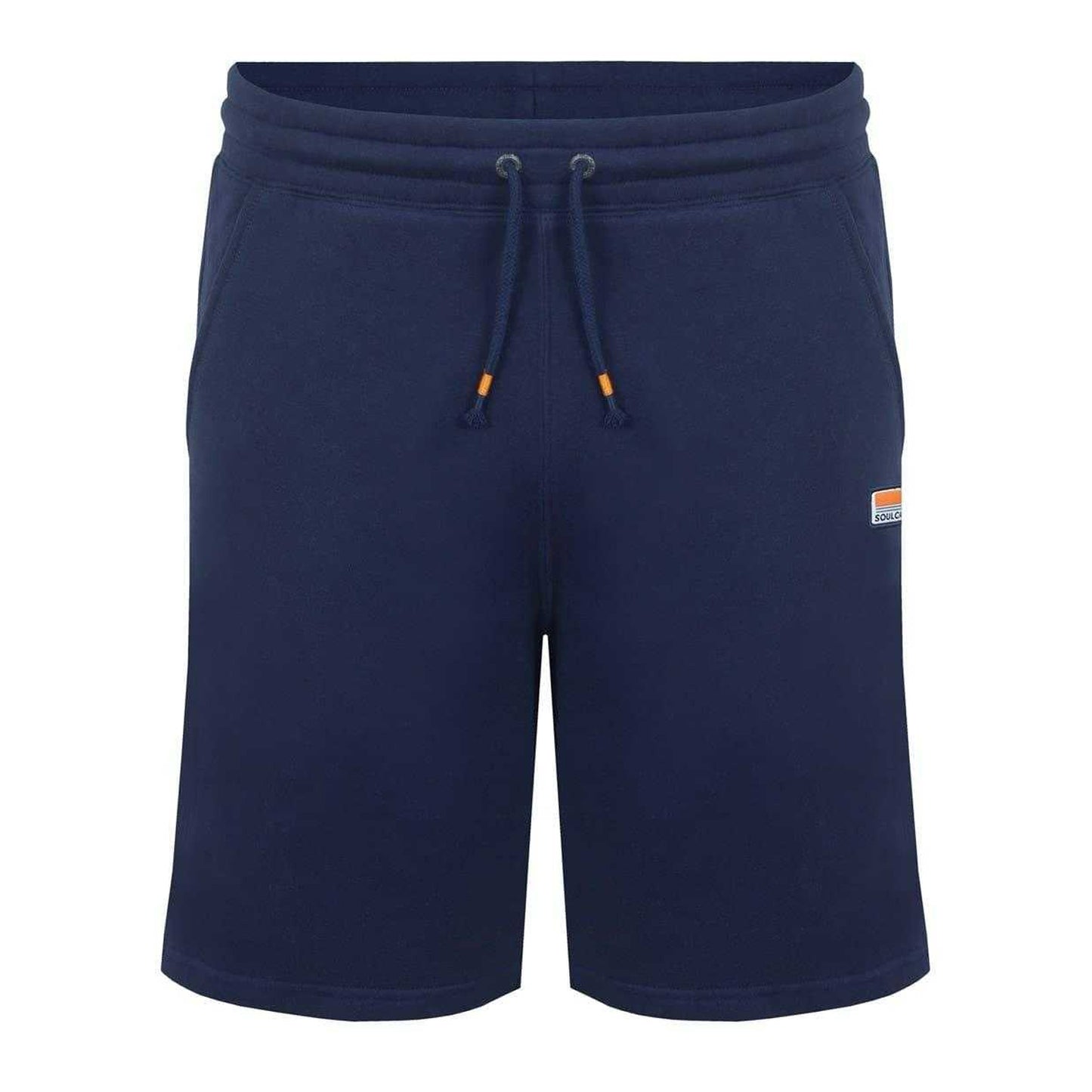 Navy - Front - SoulCal Mens Cotton Blend Sweat Shorts