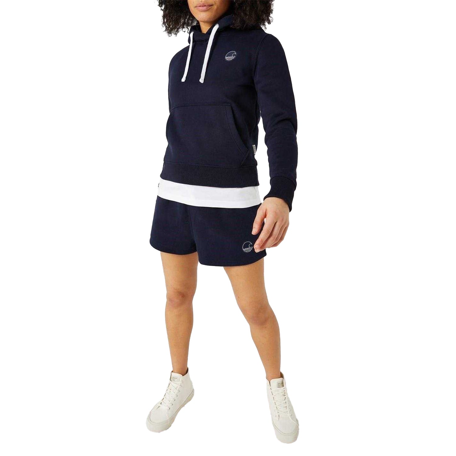Navy - Lifestyle - SoulCal Womens-Ladies Fleece Relaxed Fit Shorts