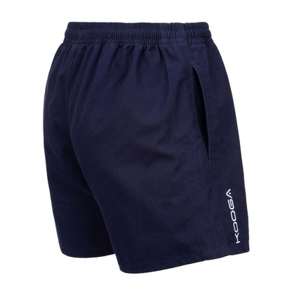 Navy - Lifestyle - KooGa Unisex Adult Cotton Elasticated Waist Rugby Shorts