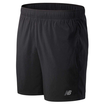 Black - Front - New Balance Mens 2 in 1 Running Shorts