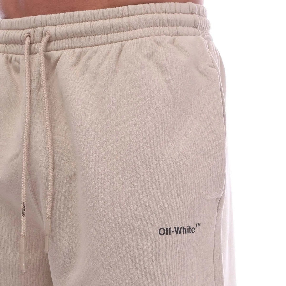 Sand - Side - Off White Mens Figure Of Speech Skate Sweat Shorts