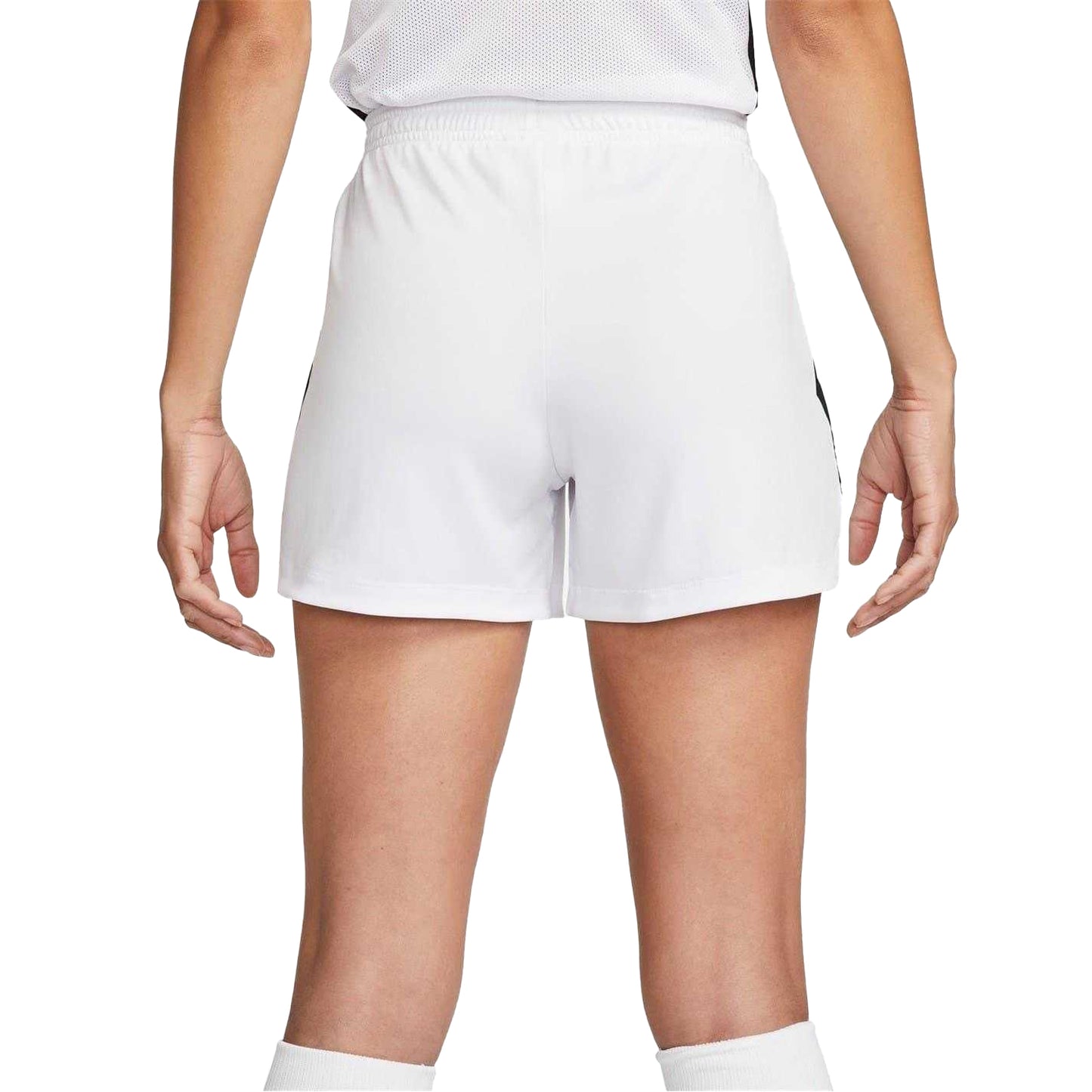 White - Back - Nike Womens-Ladies Academy Shorts