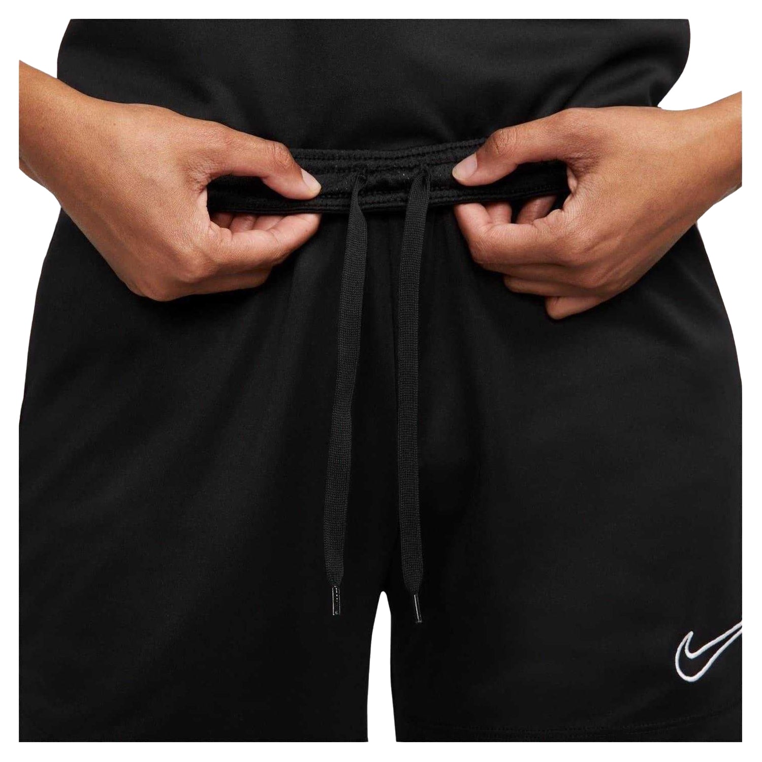 Black - Side - Nike Womens-Ladies Academy Shorts