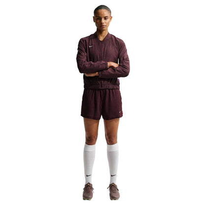 Burgundy - Lifestyle - Nike Womens-Ladies Academy Shorts