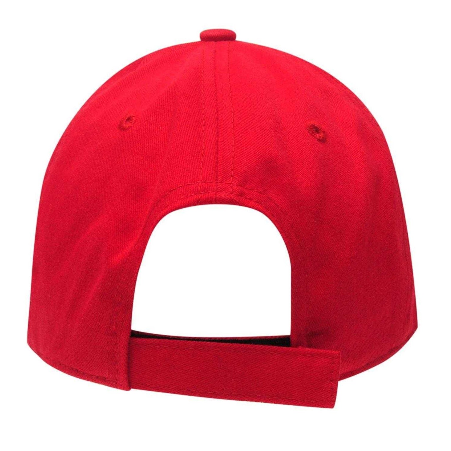Red-White - Back - Liverpool FC Unisex Adult Embroidered Logo Baseball Cap