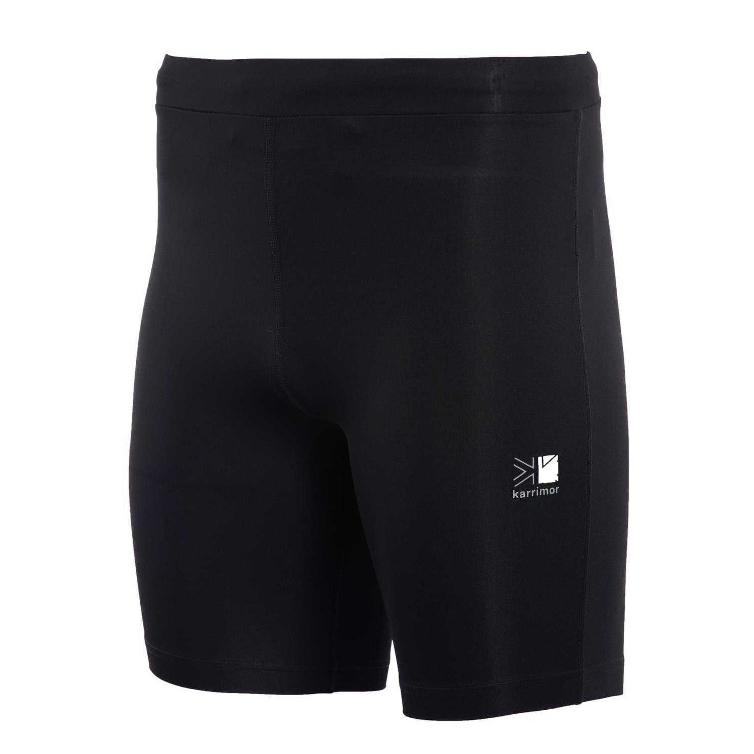 Black - Side - Karrimor Mens Tight Running Shorts