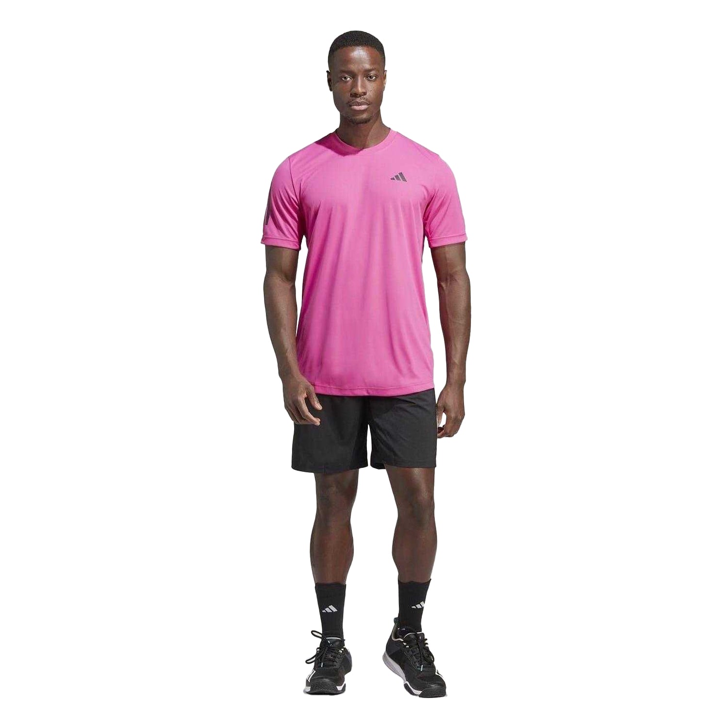 Black-White - Lifestyle - Adidas Mens Club Shorts