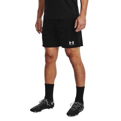Black - Side - Under Armour Mens UA Challenger Shorts