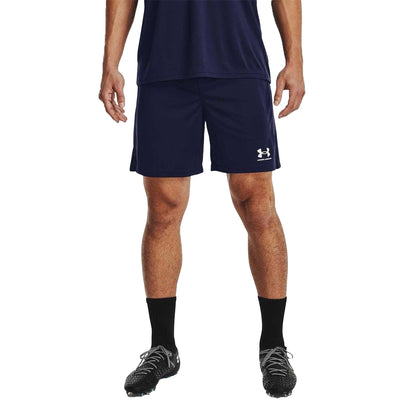 Navy - Side - Under Armour Mens UA Challenger Shorts