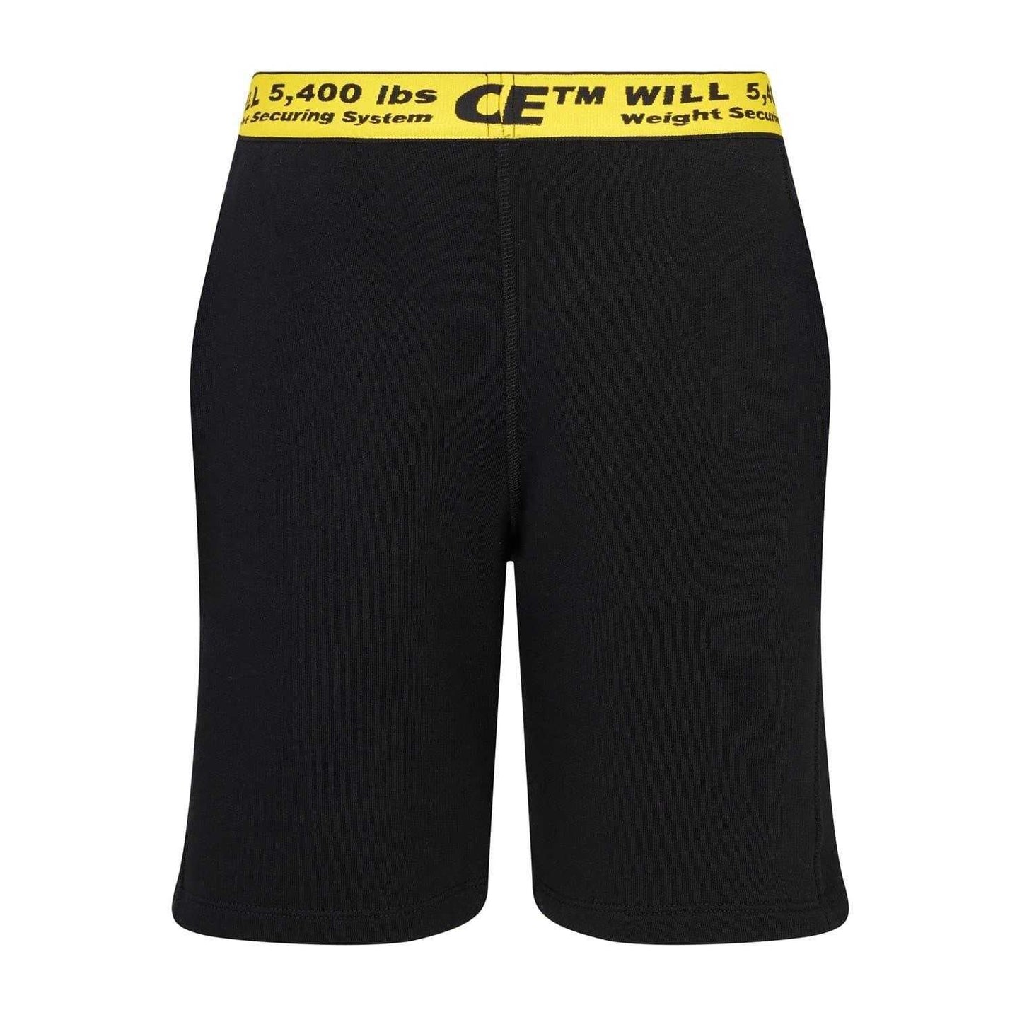 Black - Back - Off White Boys Industrial Shorts