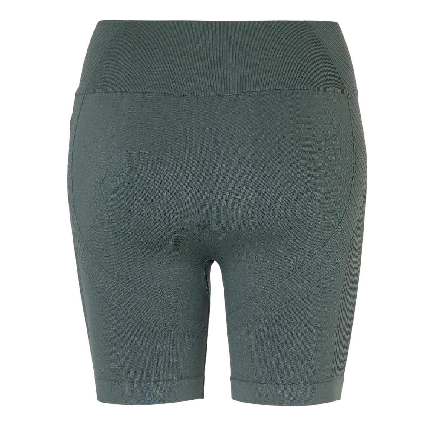 Pink - Back - USA Womens-Ladies High Waist Cycling Shorts