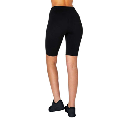 Black - Lifestyle - USA Womens-Ladies High Waist Cycling Shorts